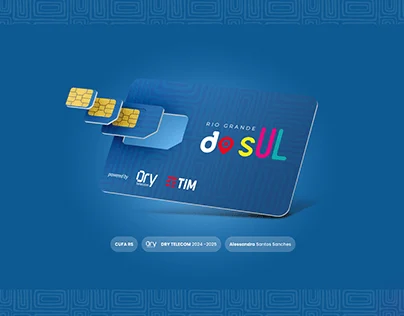 Capa do projeto de interface da operadora doSUL, com composição rosa e mockup de website